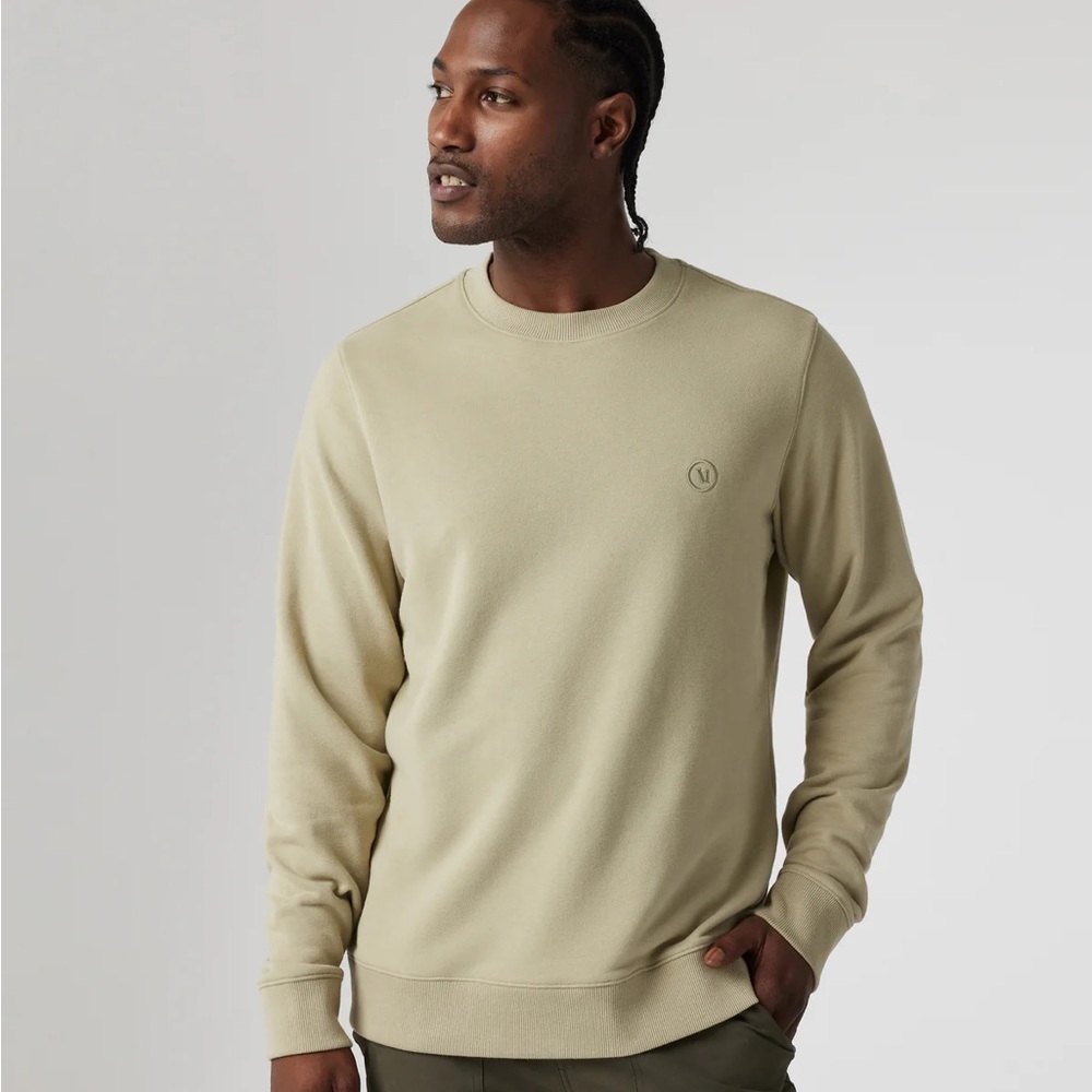 Vuori Tan Cypress Crew Sweatshirt